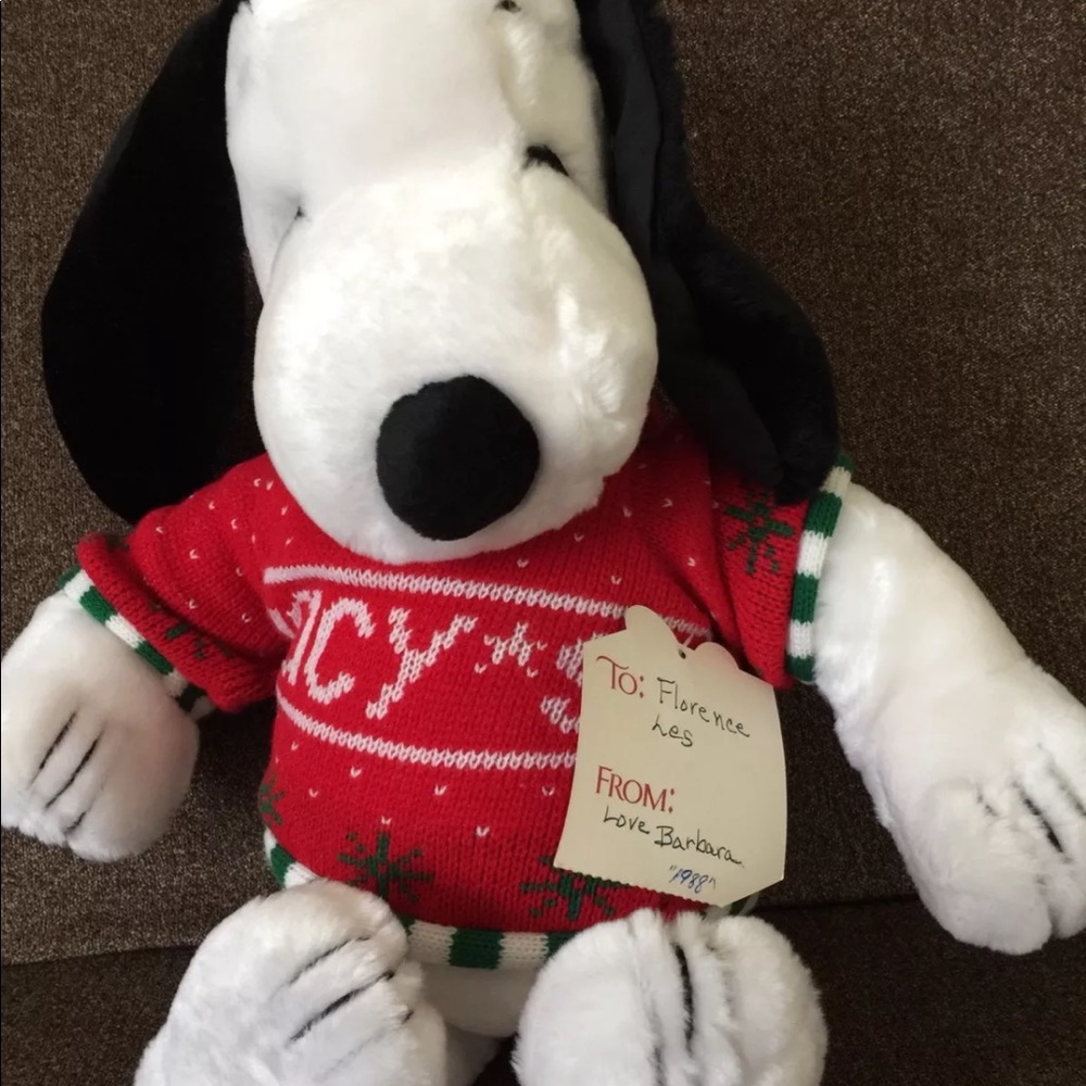 CHRISTMAS GIFT! VINTAGE! Snoopy  Dog ! Size 19"